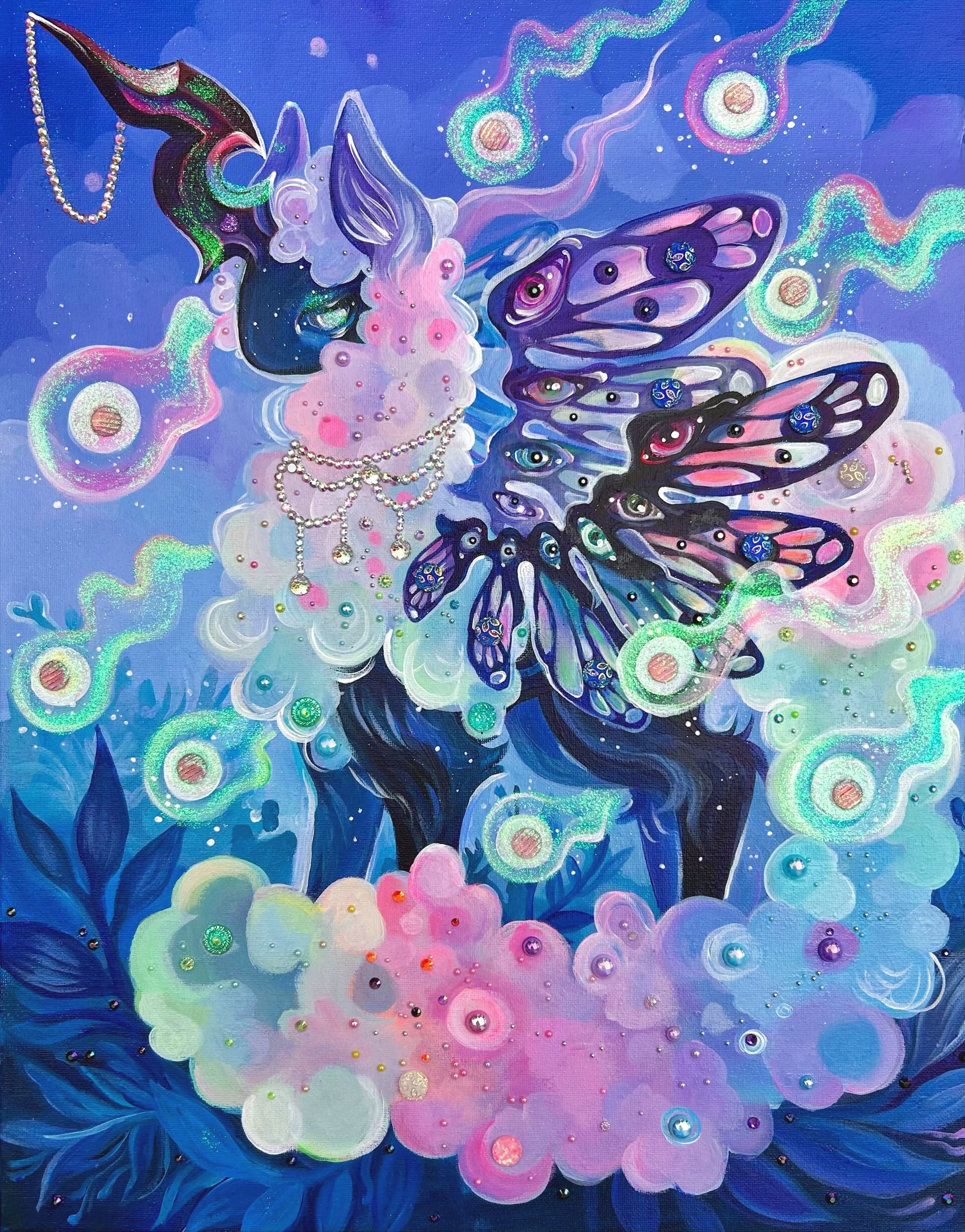 Cloudy Night - Art Print