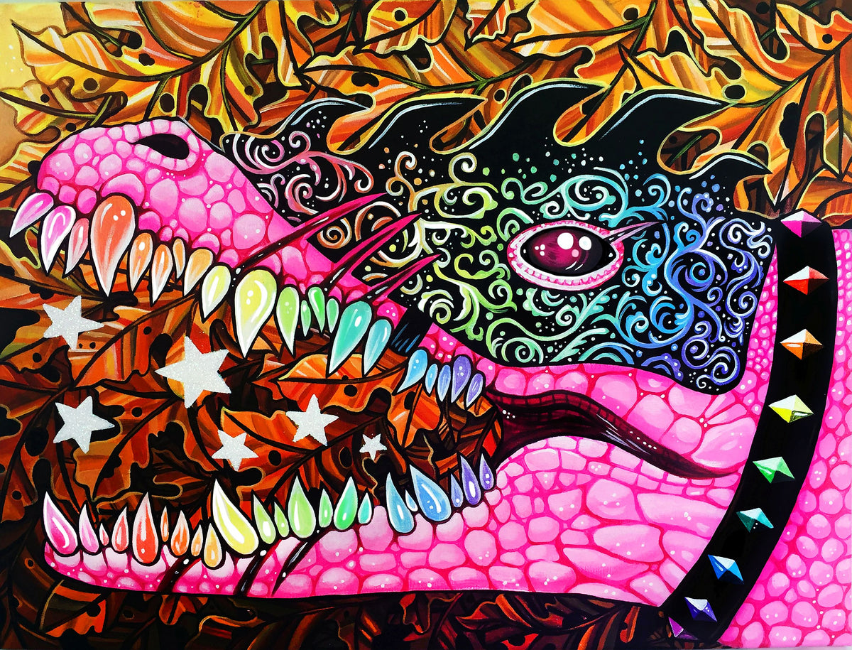 Armored Crocodile - Art Print