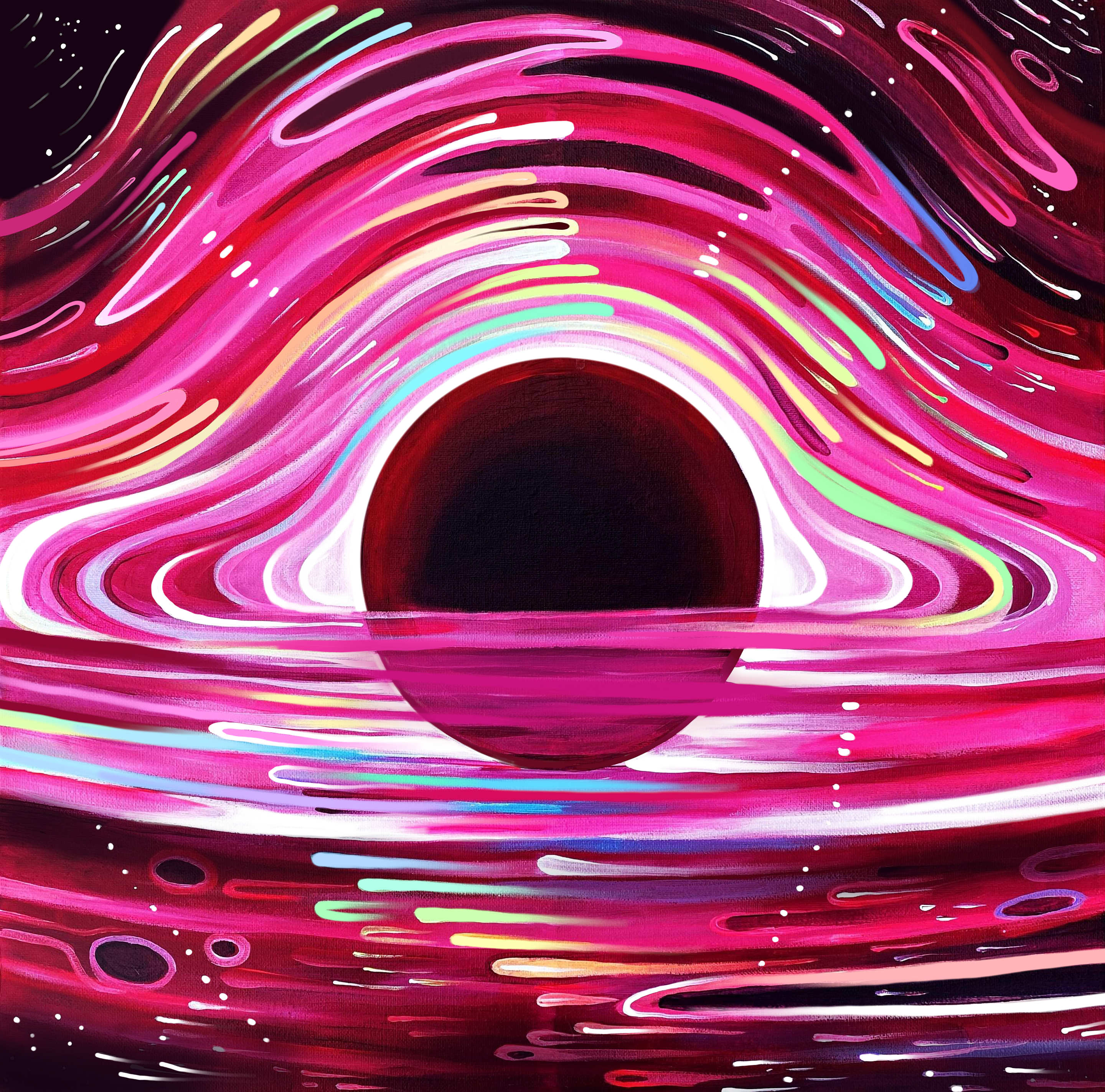 Black Hole - Art Print