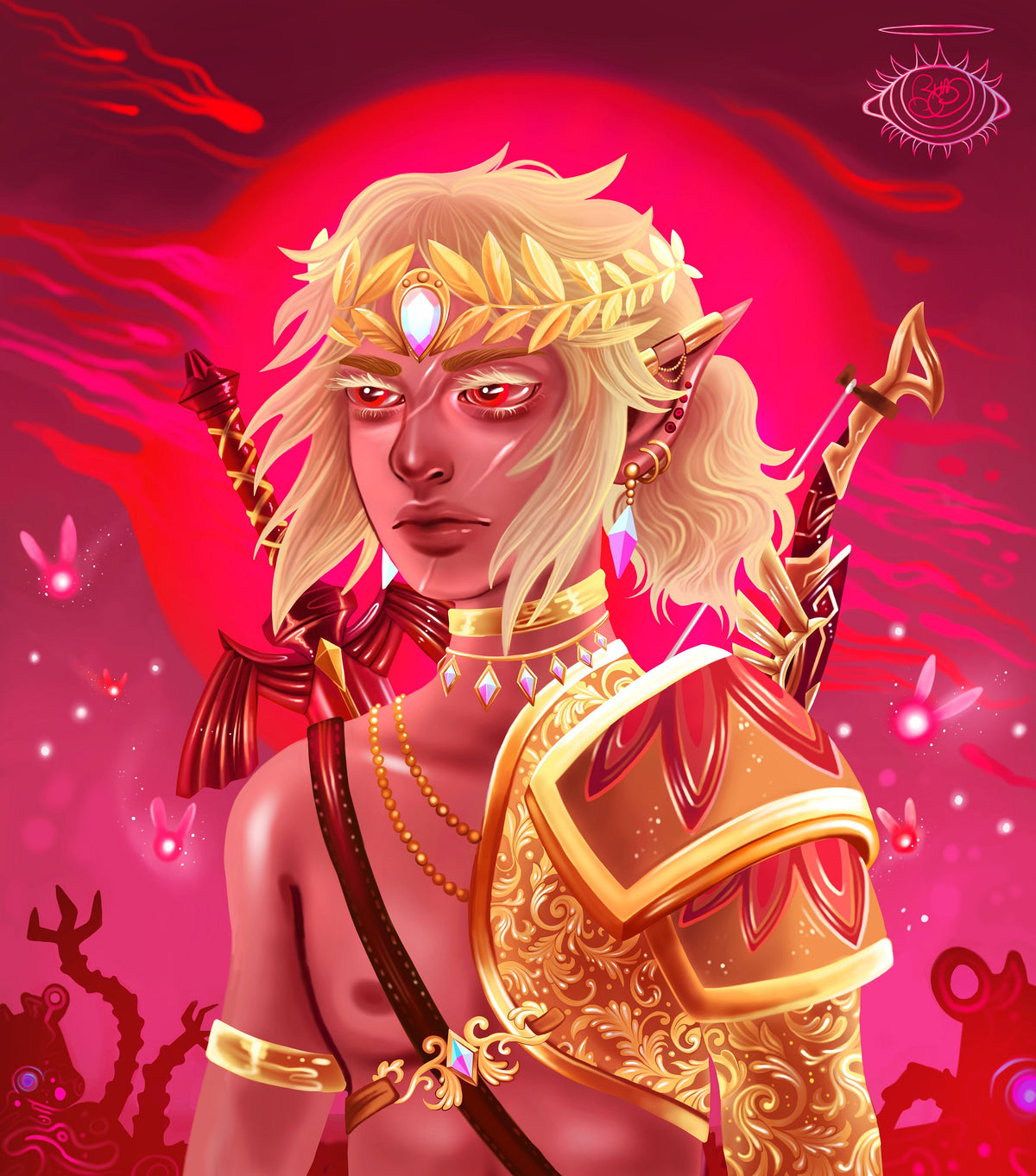 Blood Moon - Art Print