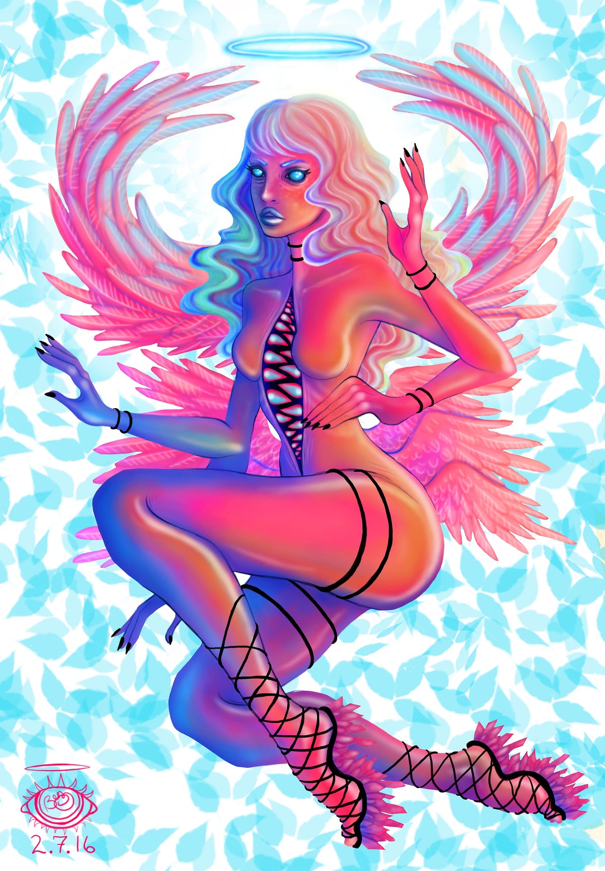 Clio, Angel of Ostentation - Art Print