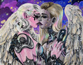 Dame Aylin and Isobel - Art Print