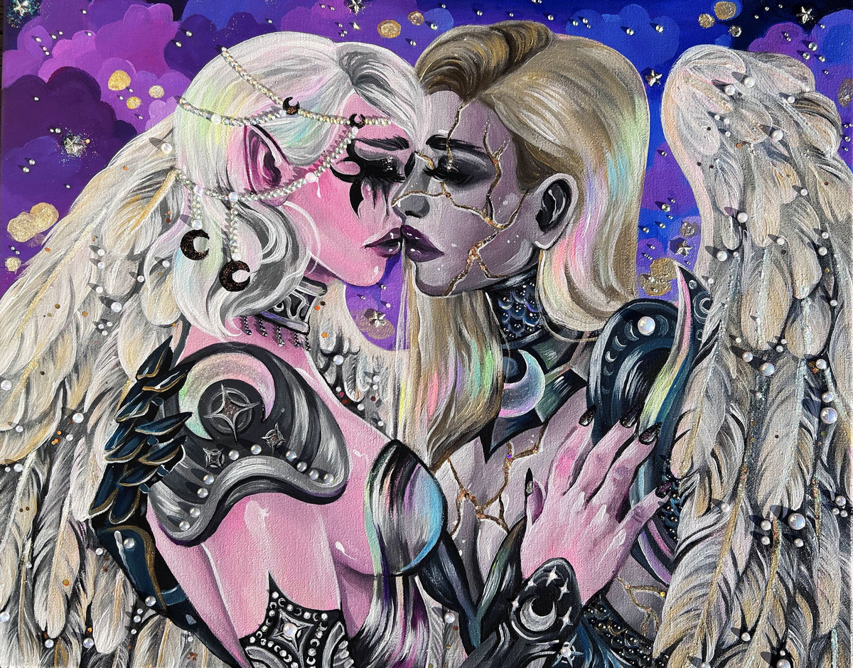 Dame Aylin and Isobel - Art Print