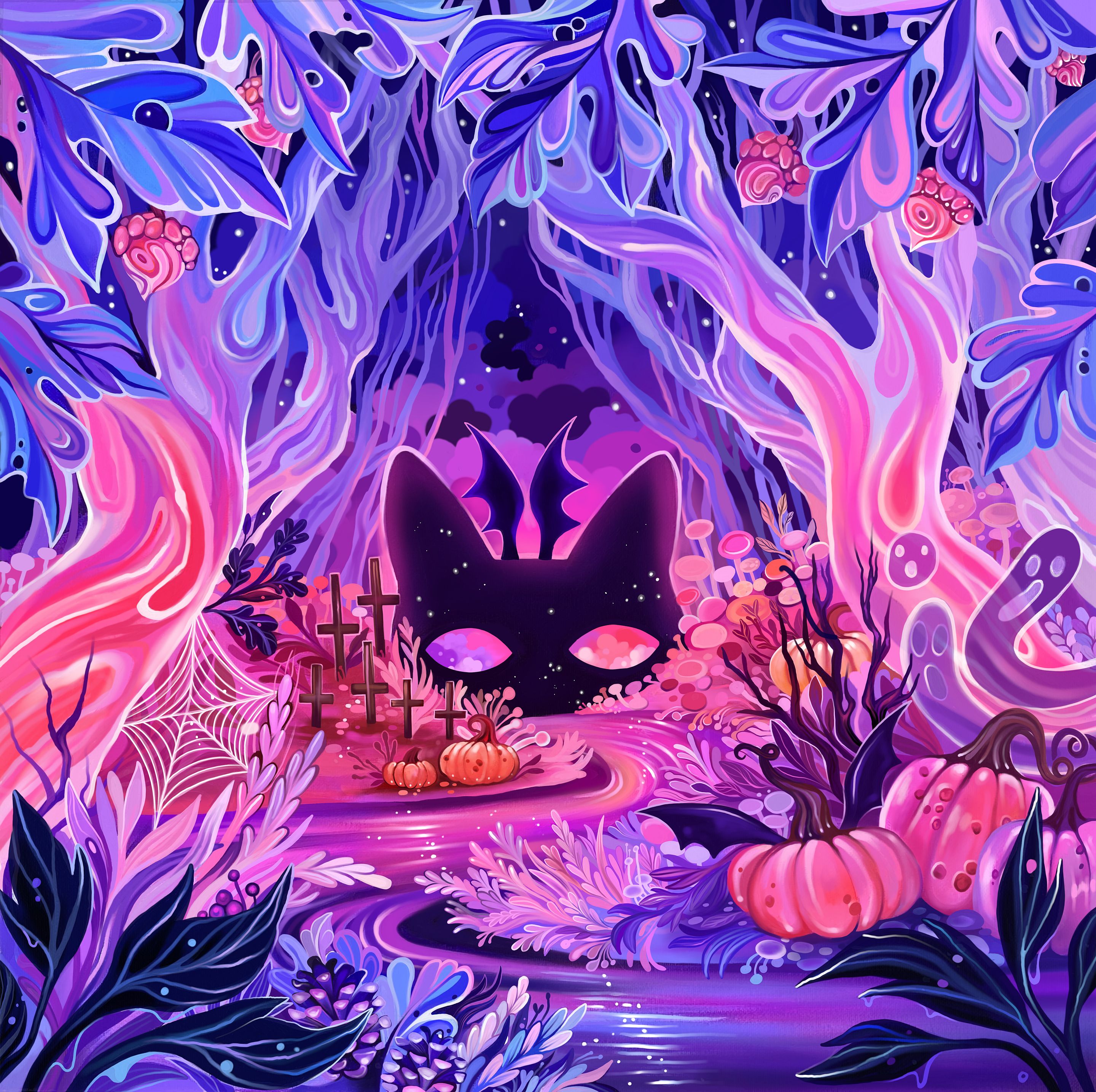 Dreams of Halloween - Art Print
