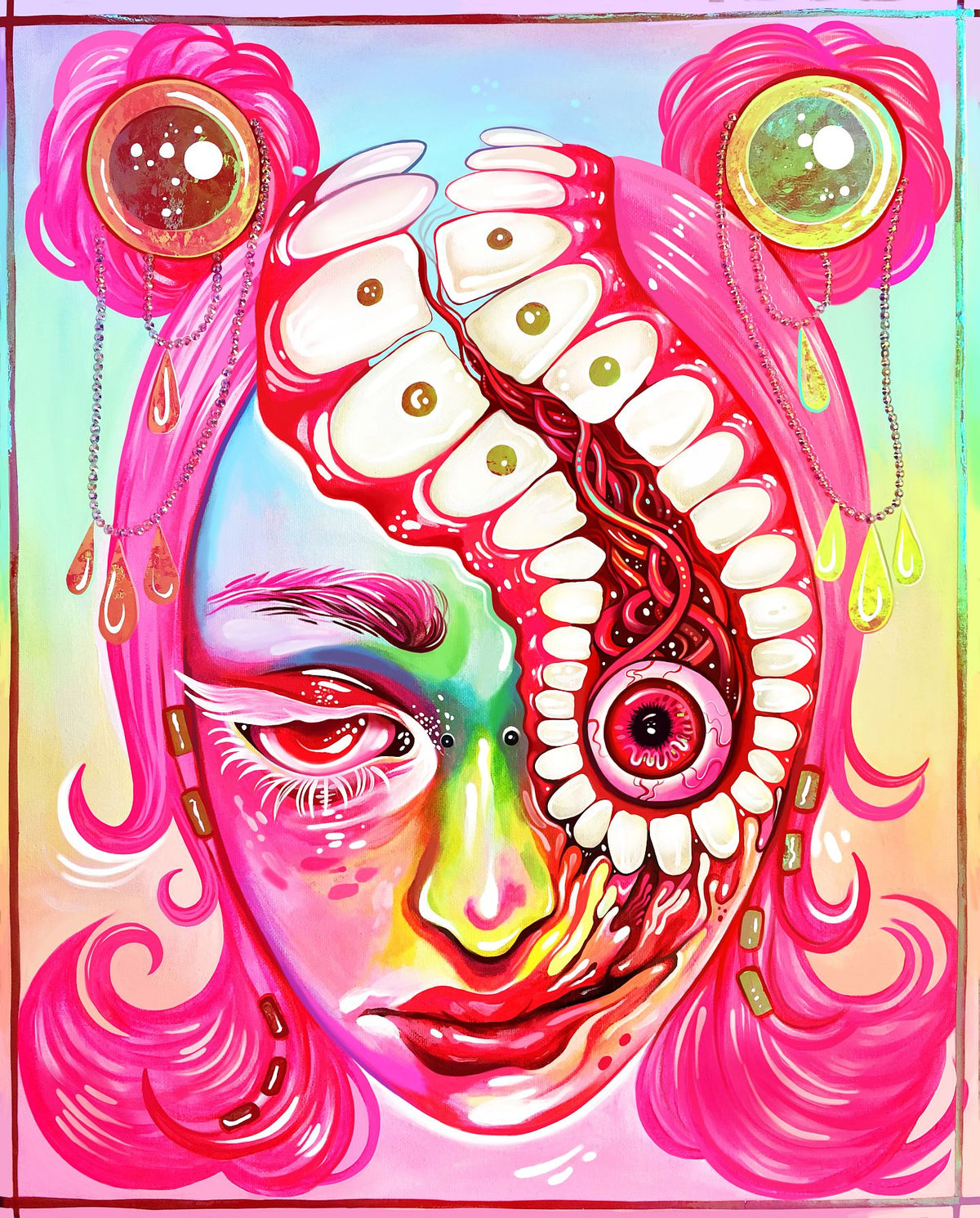 Eating Me Up Inside - Art Print