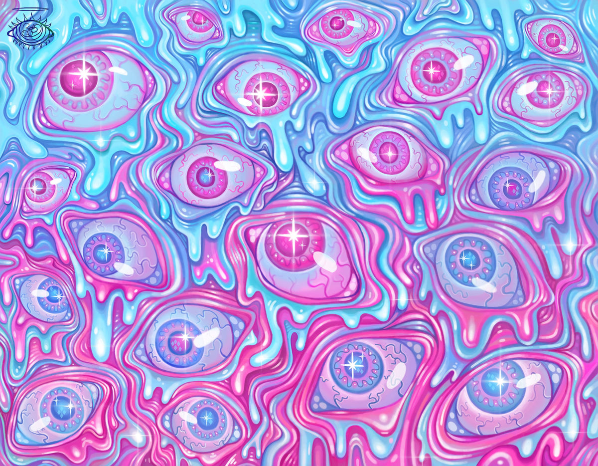 Eyeball Pattern - Art Print