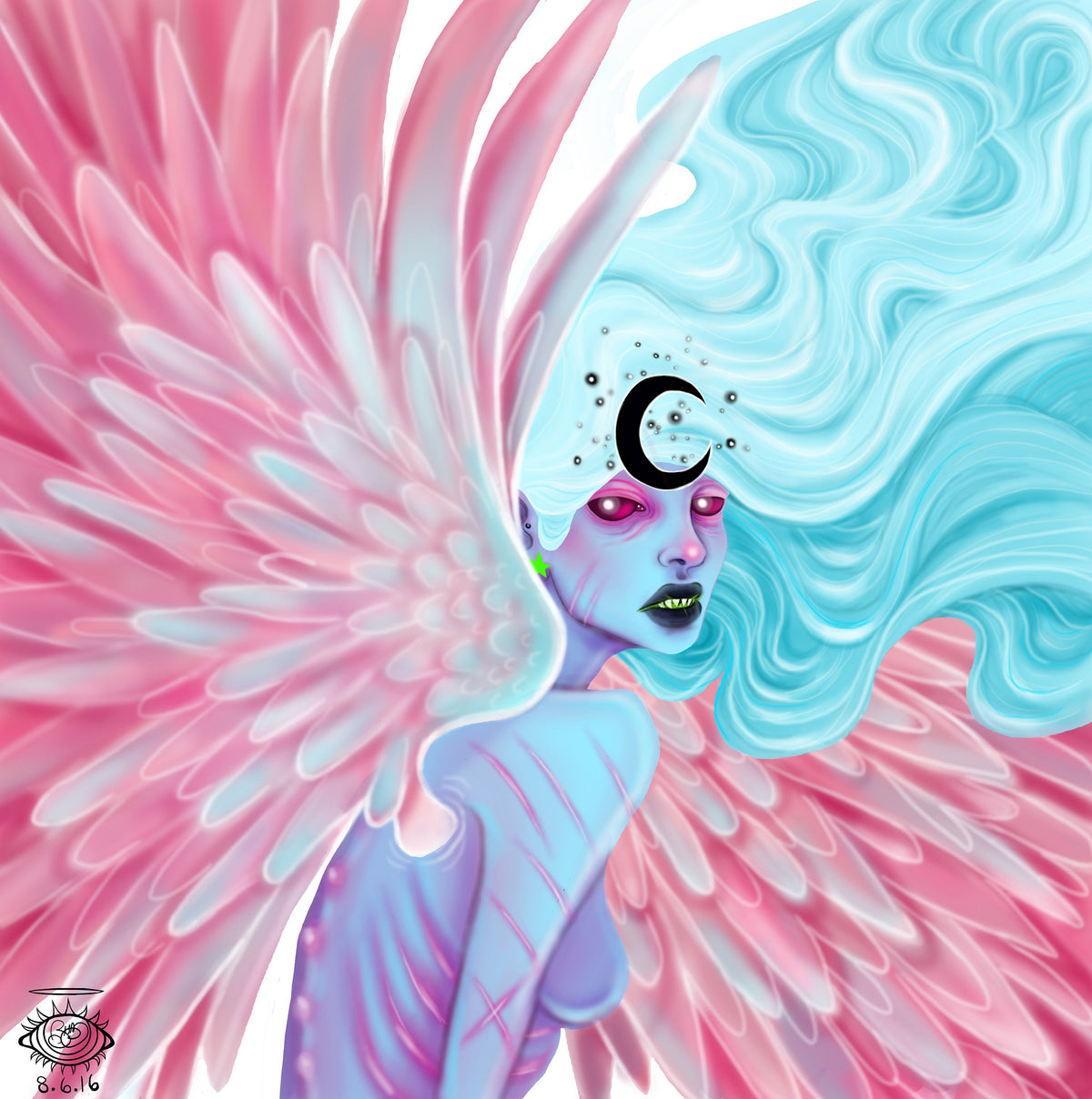 Faye, Angel of the Corrupted - Art Print