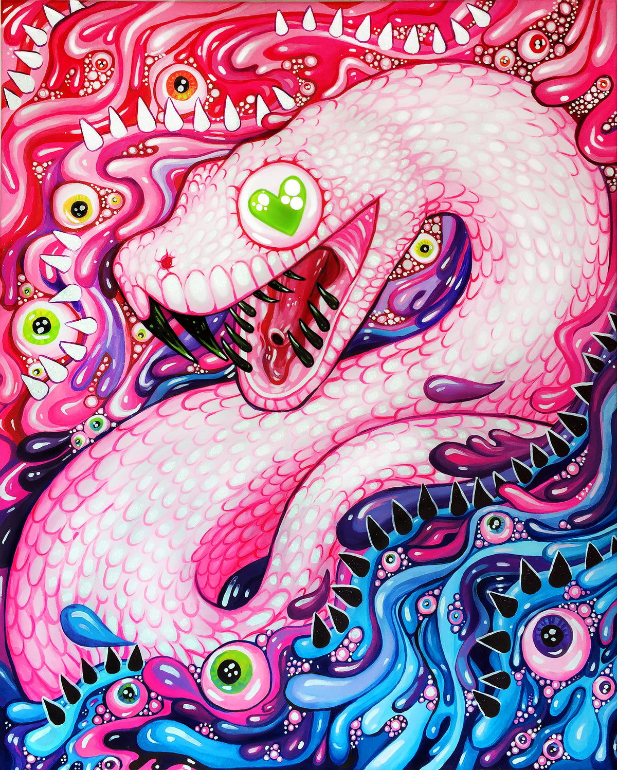 GlitterSnake - Art Print