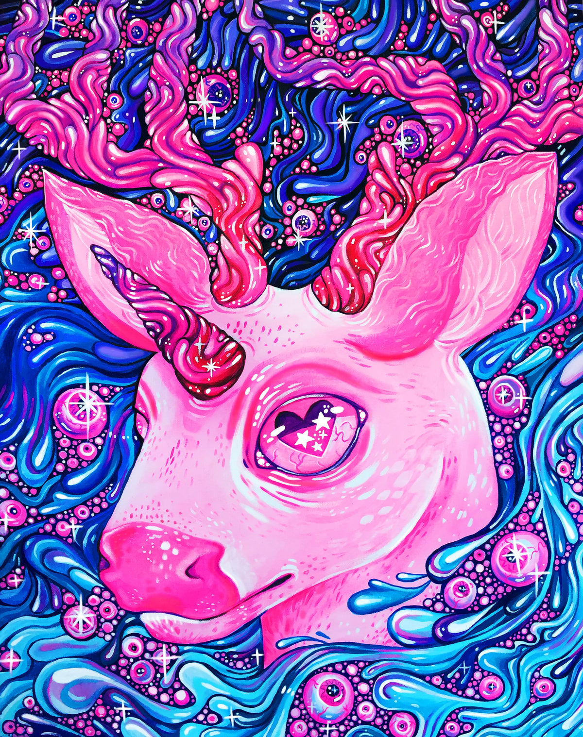 GlitterUnicorn - Art Print