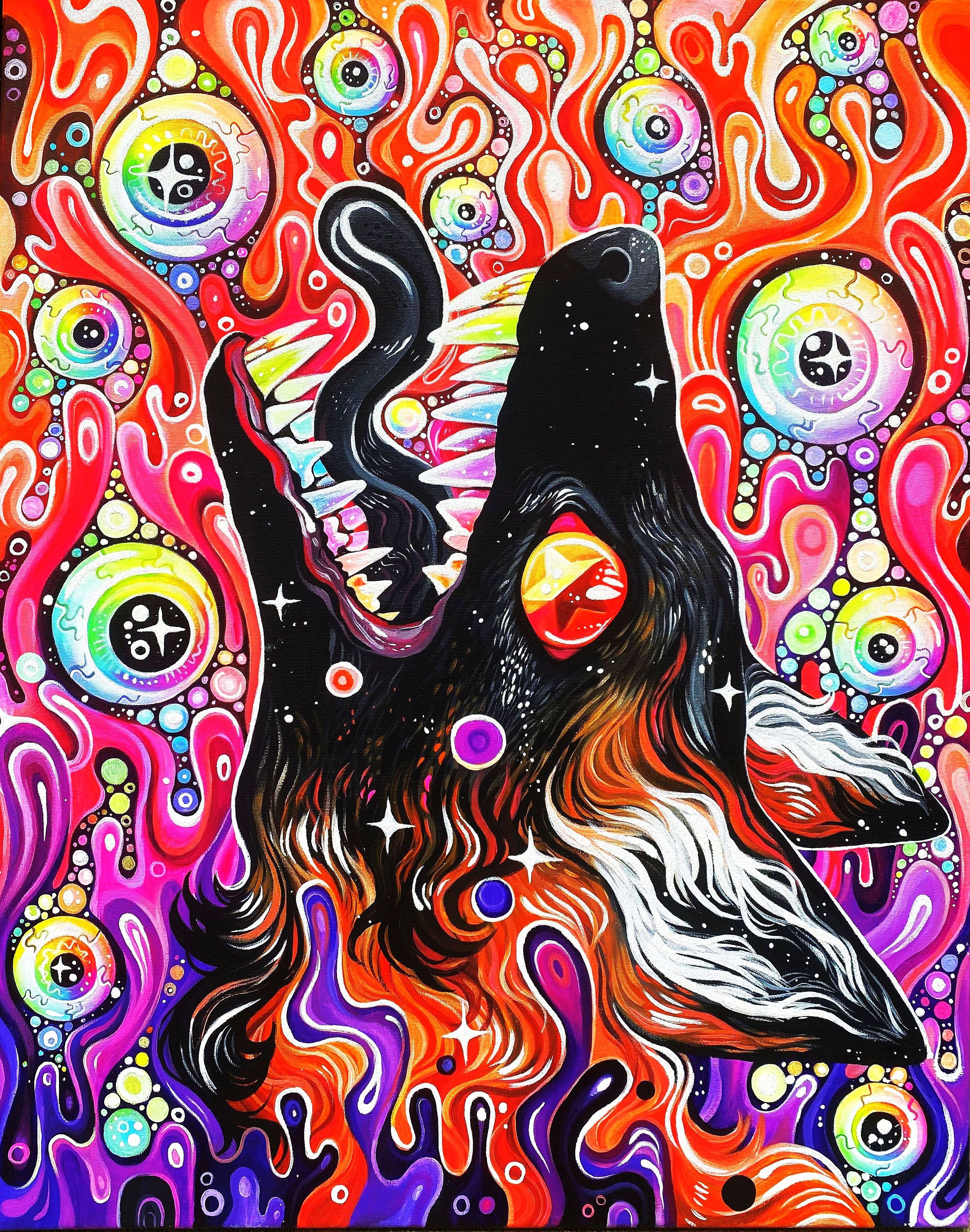 GlitterFox - Art Print