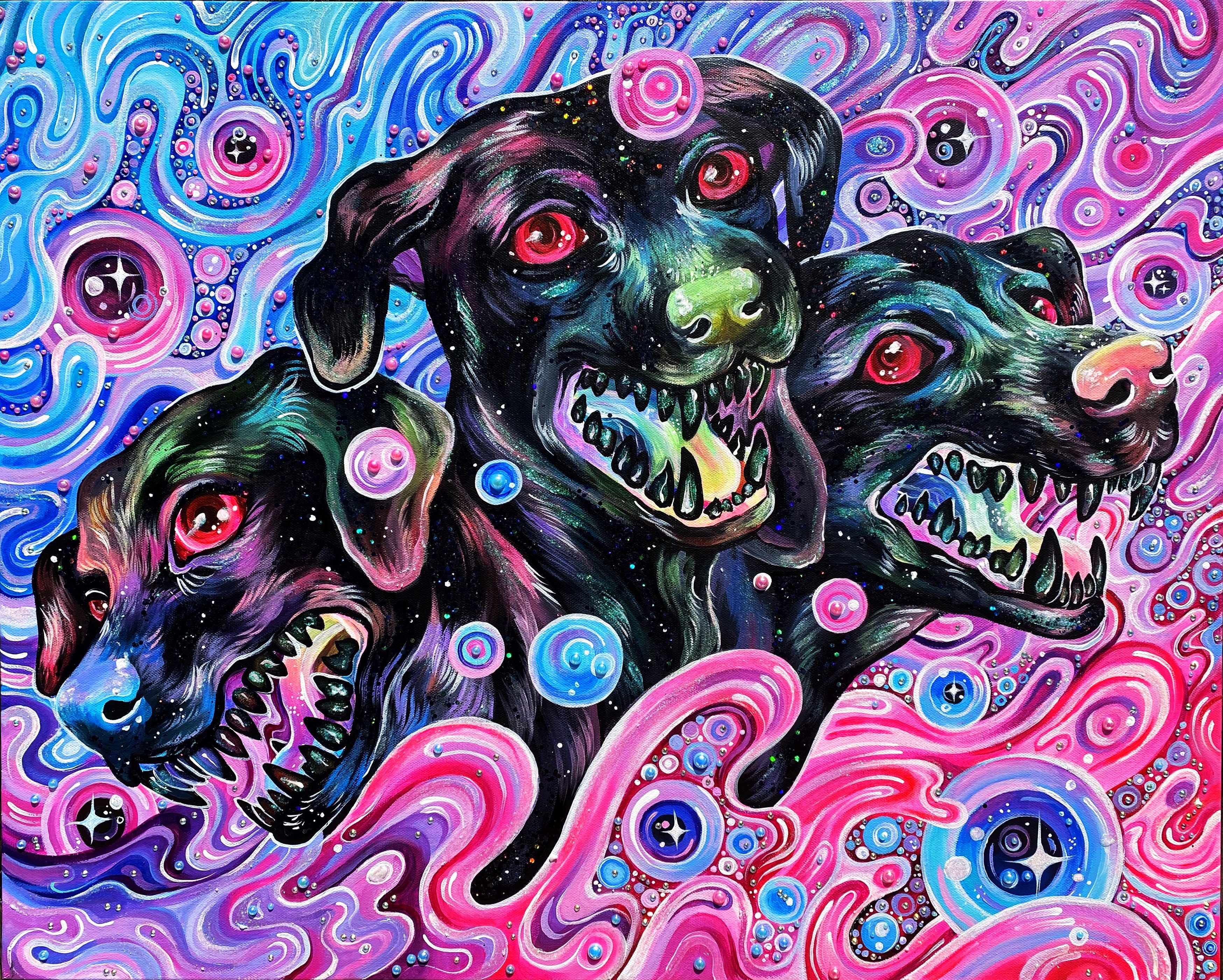 GlitterCerberus - Art Print