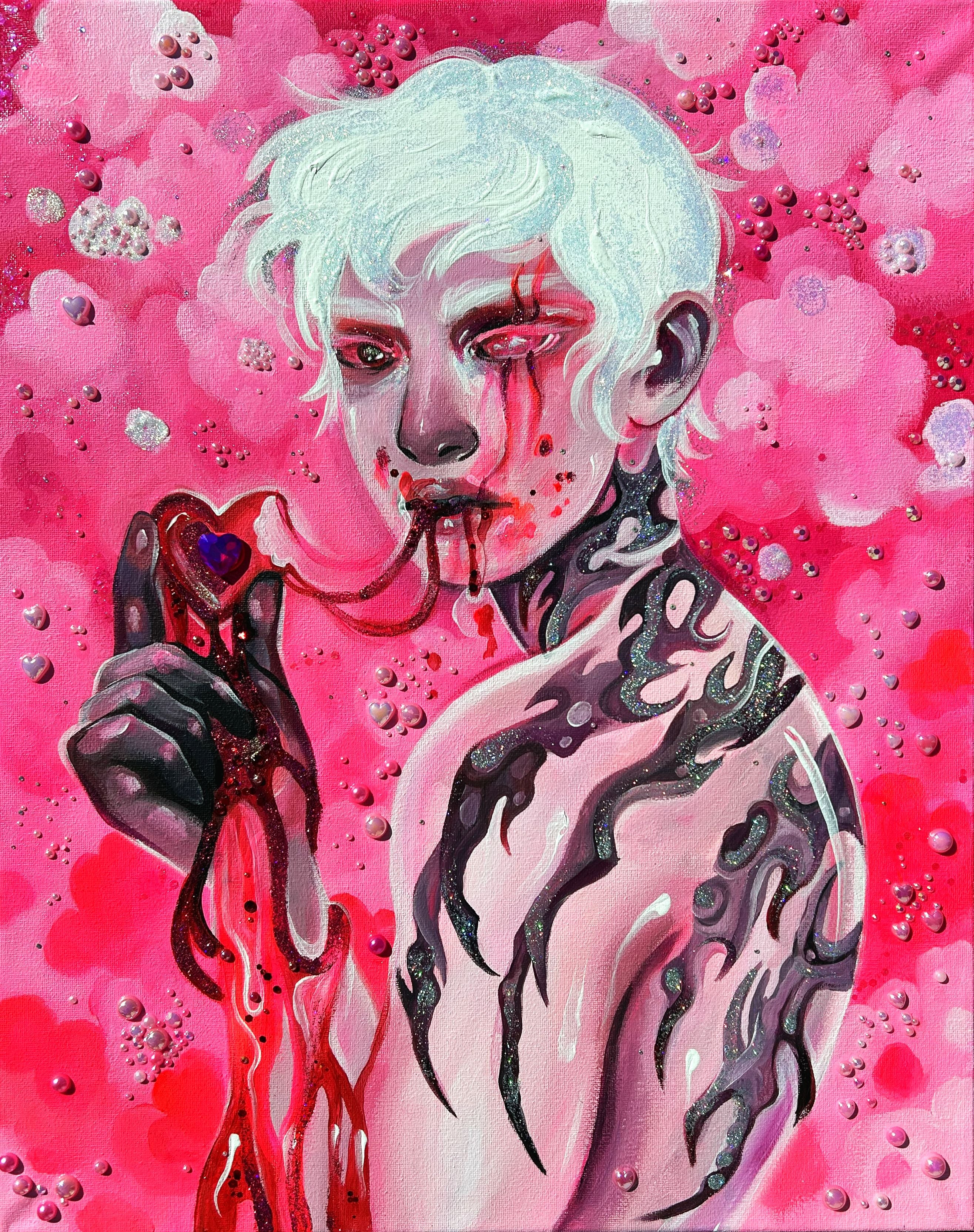 Hearteater - Acrylic Painting