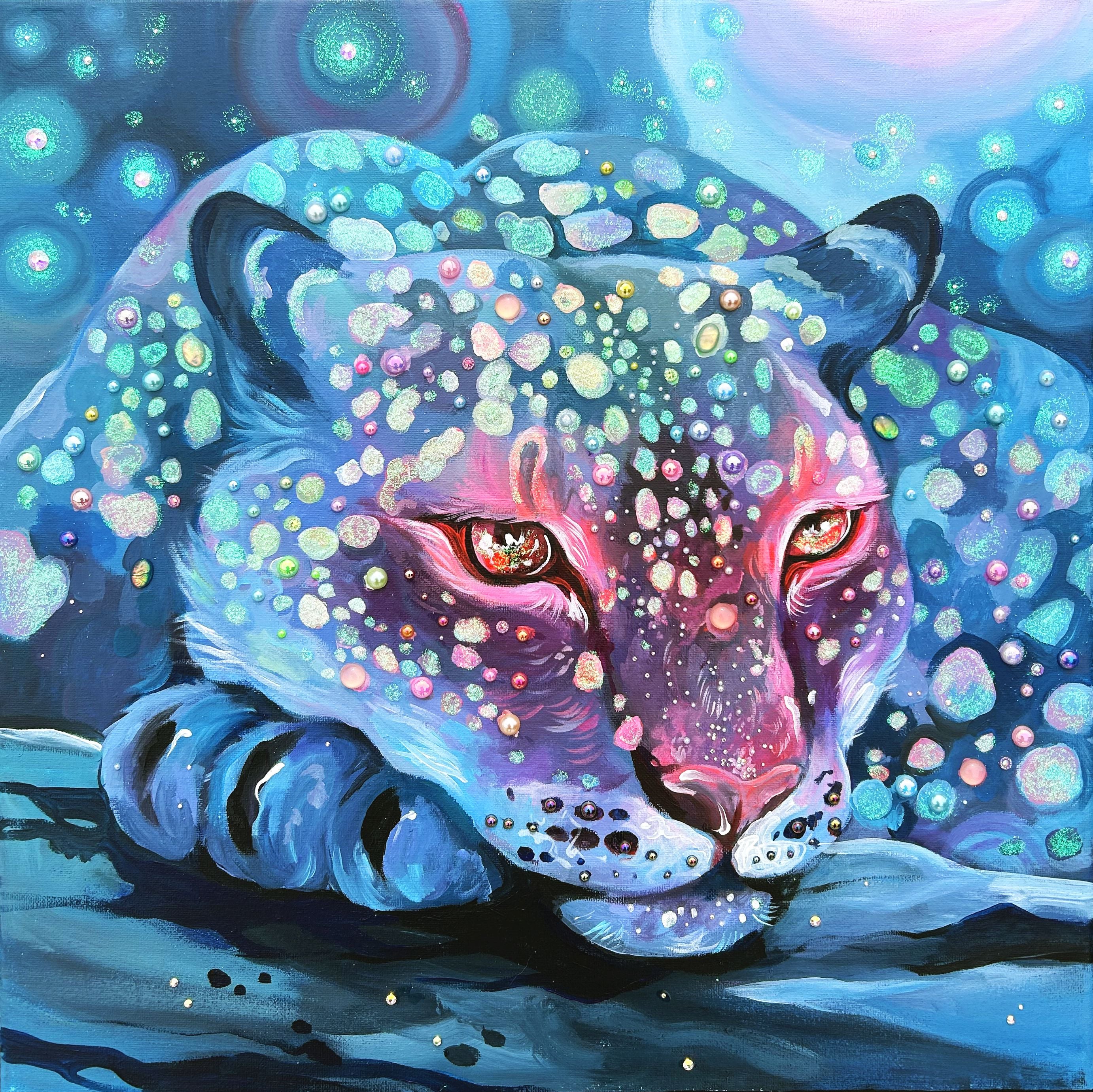 Snow Leopard - Art Print