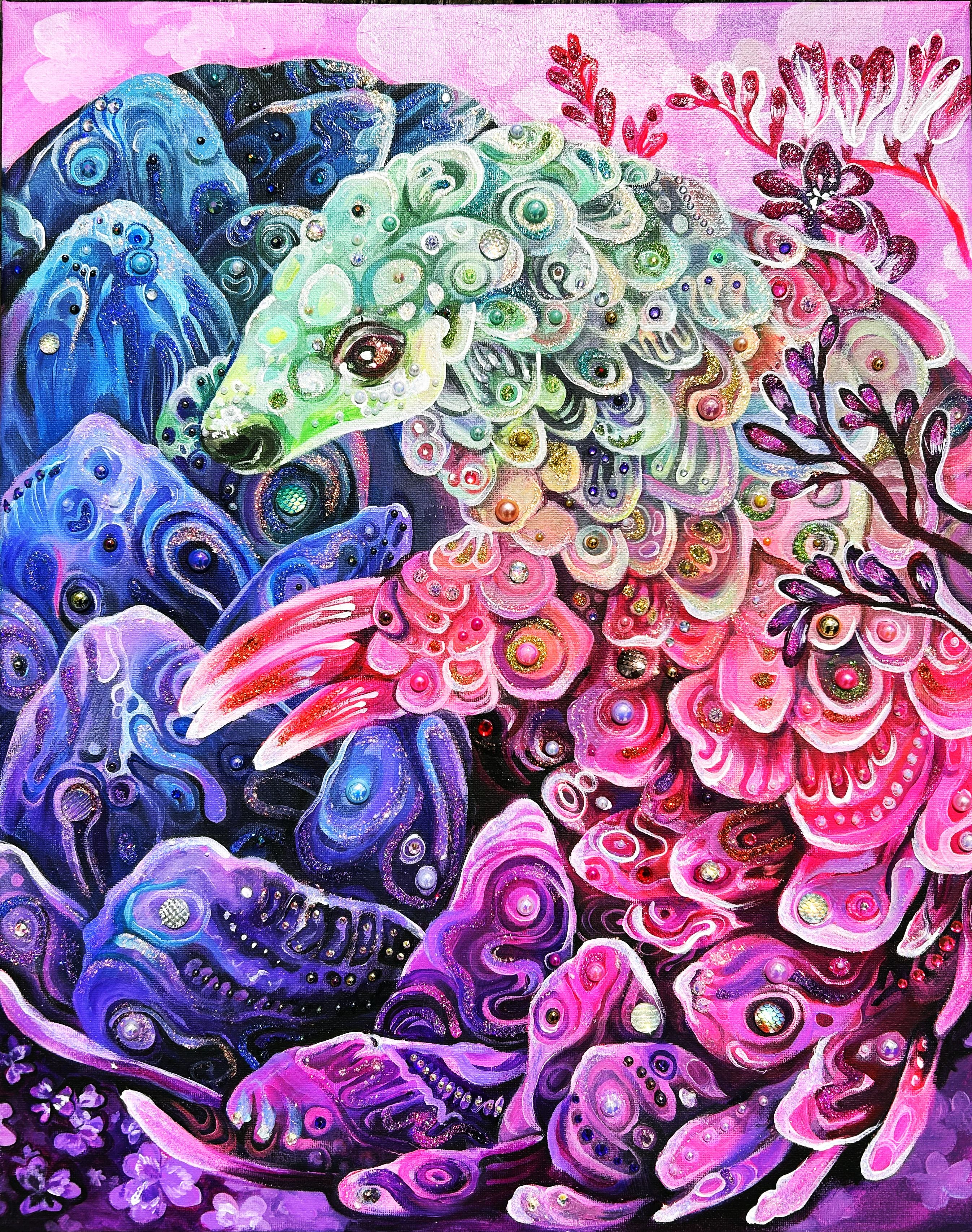 Pangolin - Acrylic Painting