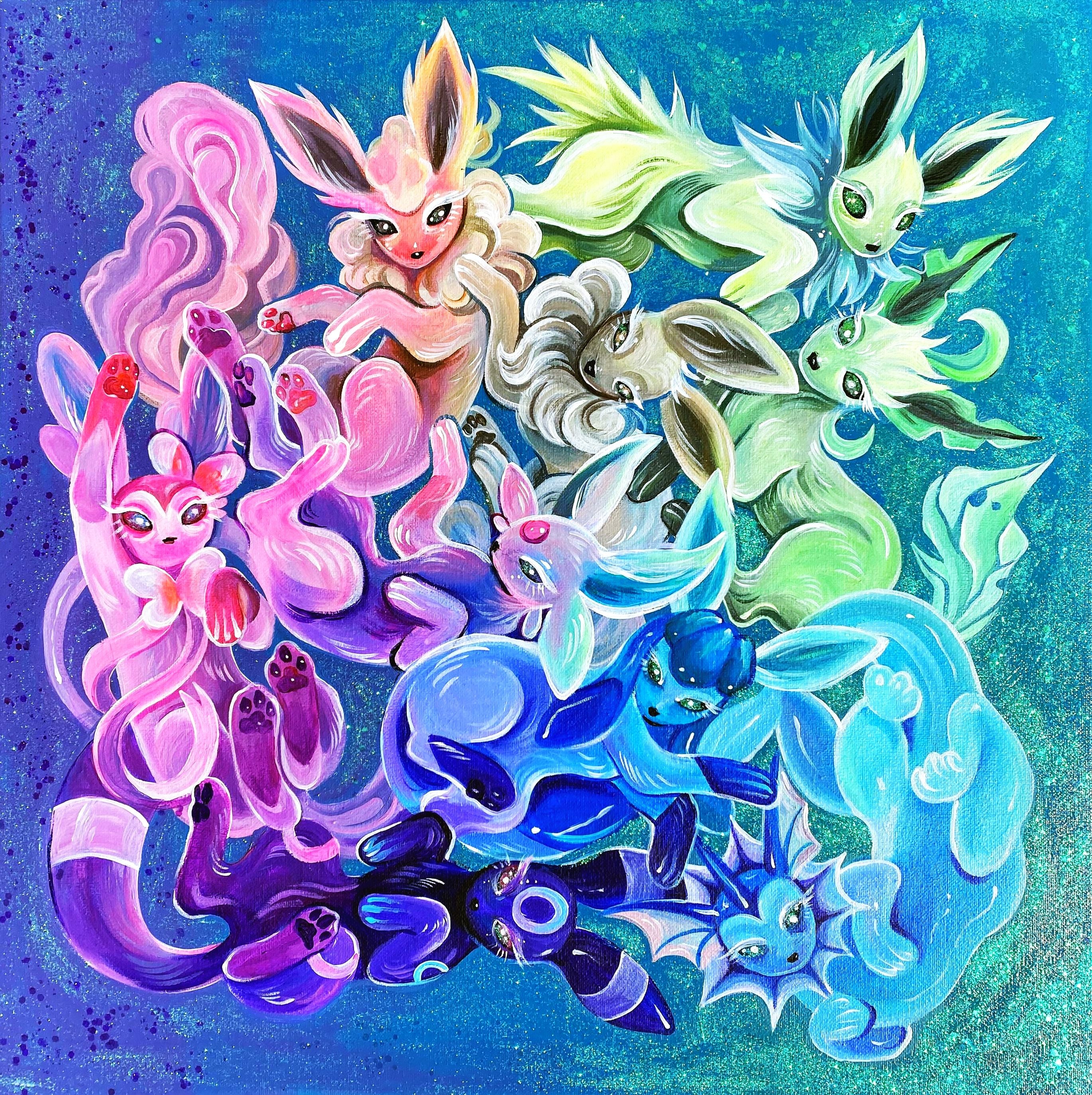 Eeveelutions - Art Print