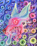 Glitterwolf V2 - Acrylic Painting