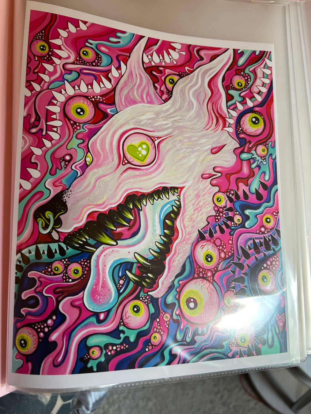 GlitterWolf - Art Print