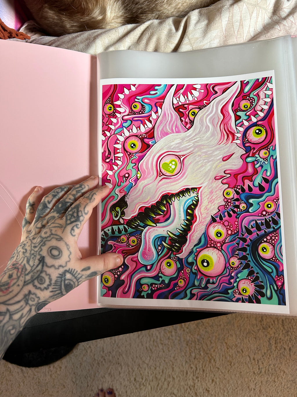 GlitterWolf - Art Print