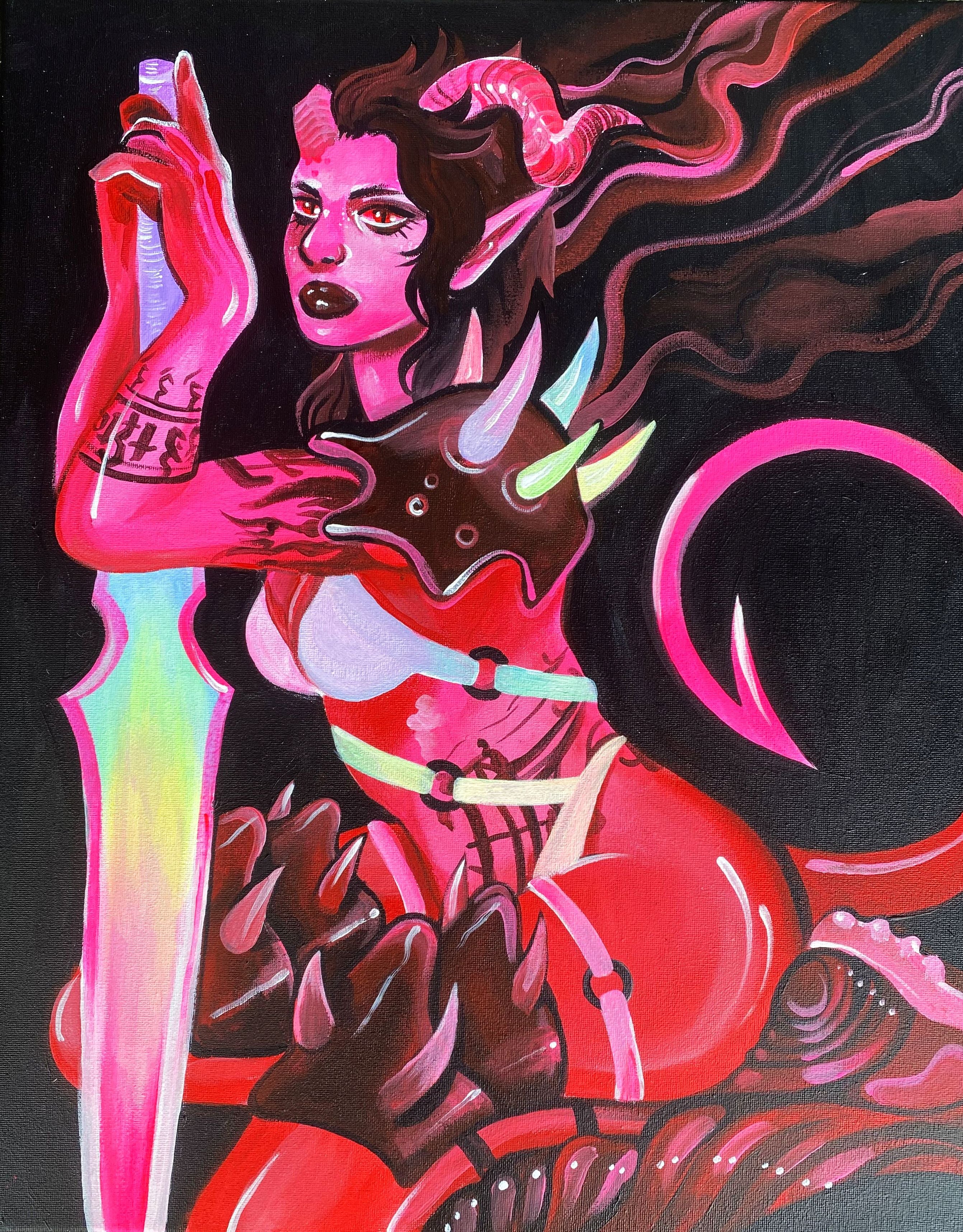 Karlach - Acrylic Painting