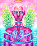 King, Angel of the Fragmented - Art Print