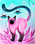 Libra Cat - Art Print