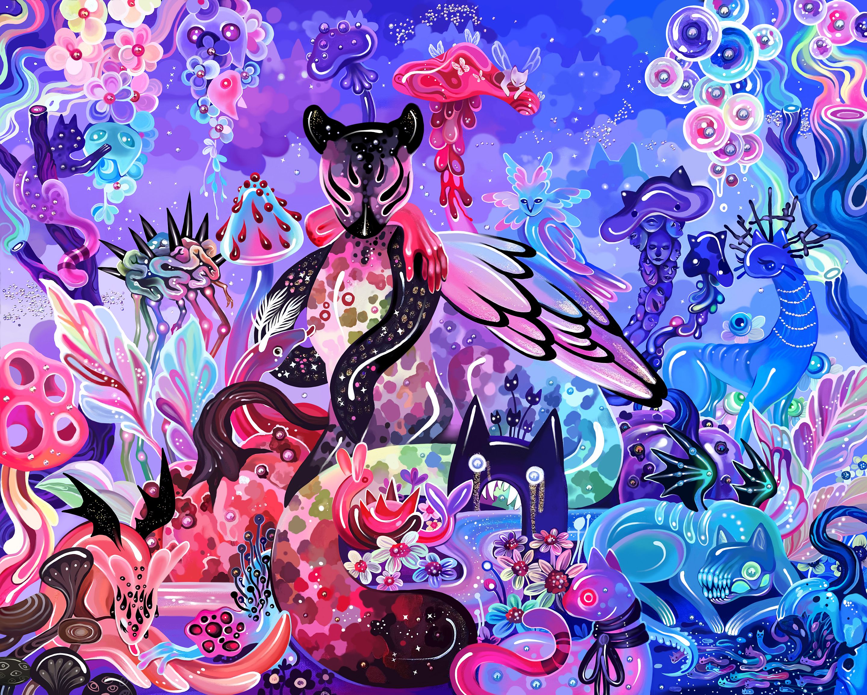 Meow - Art Print