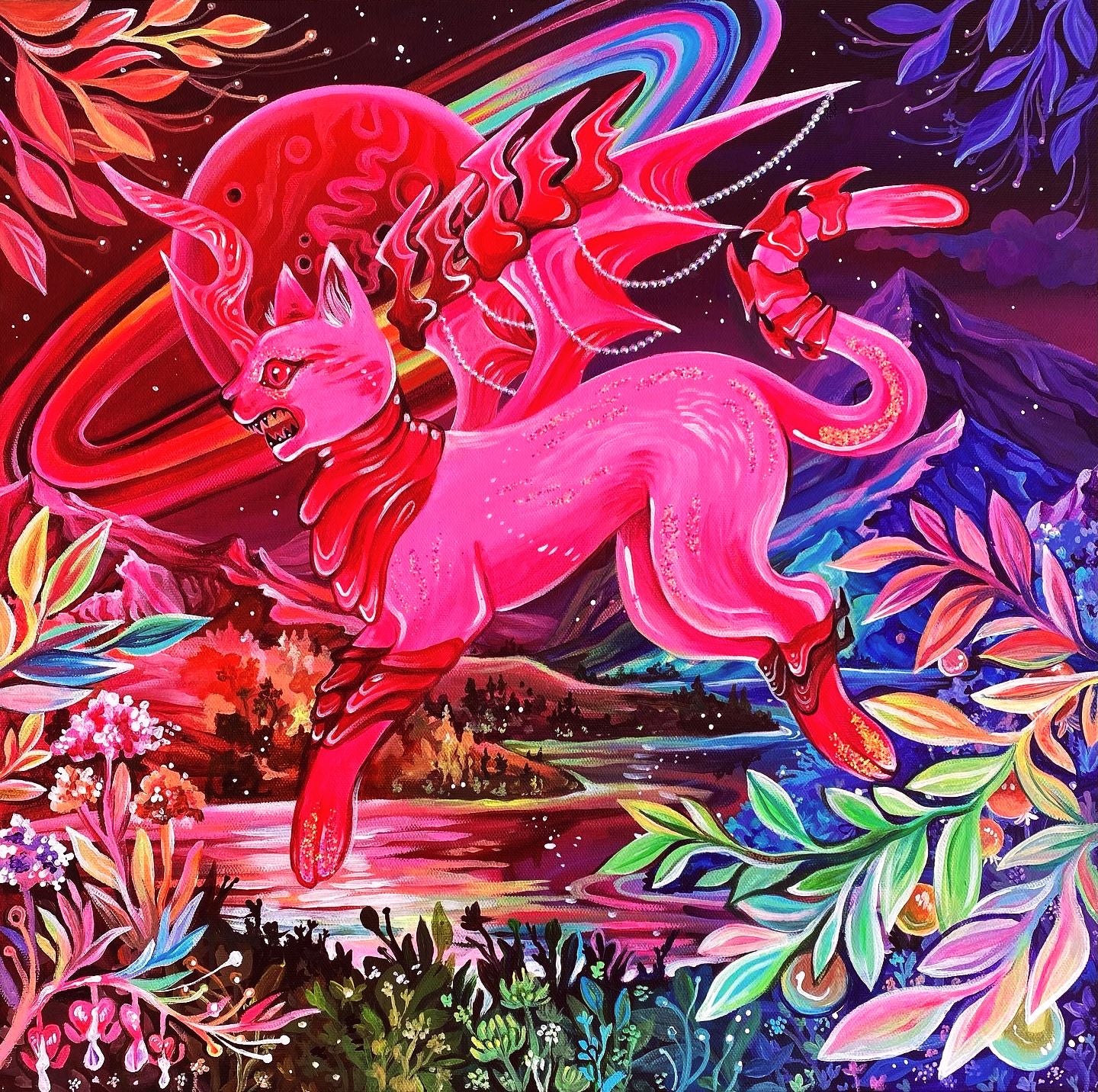 Planetary Meow - Art Print