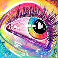 Rainbow Eye - Art Print