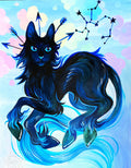 Sagittarius Cat - Art Print