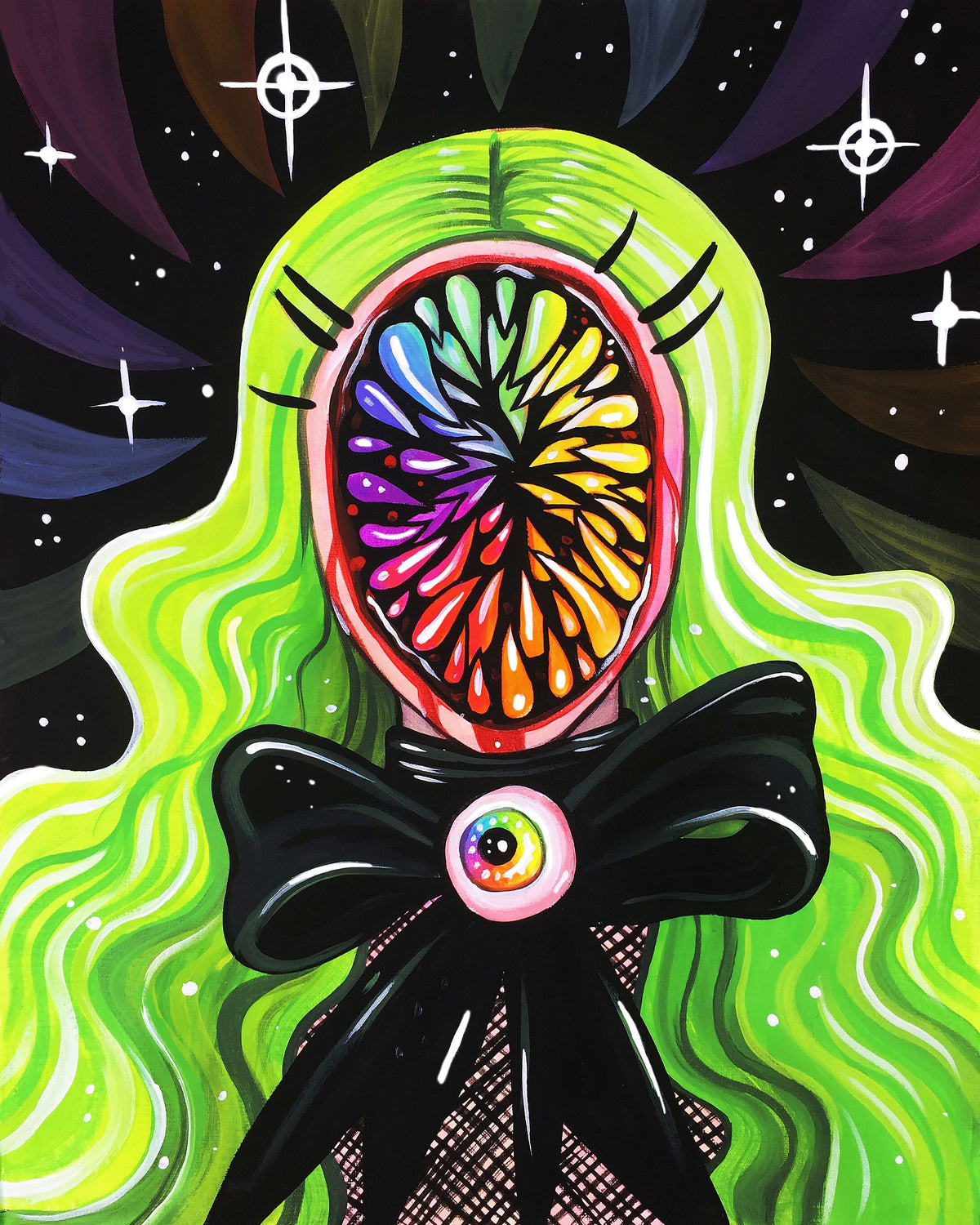 Tooth Faced Sister - Art Print
