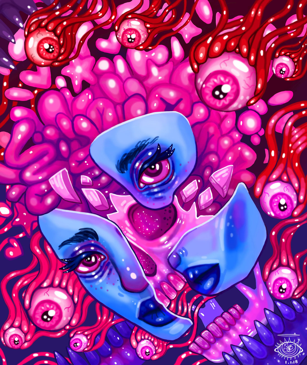 Trapped - Art Print