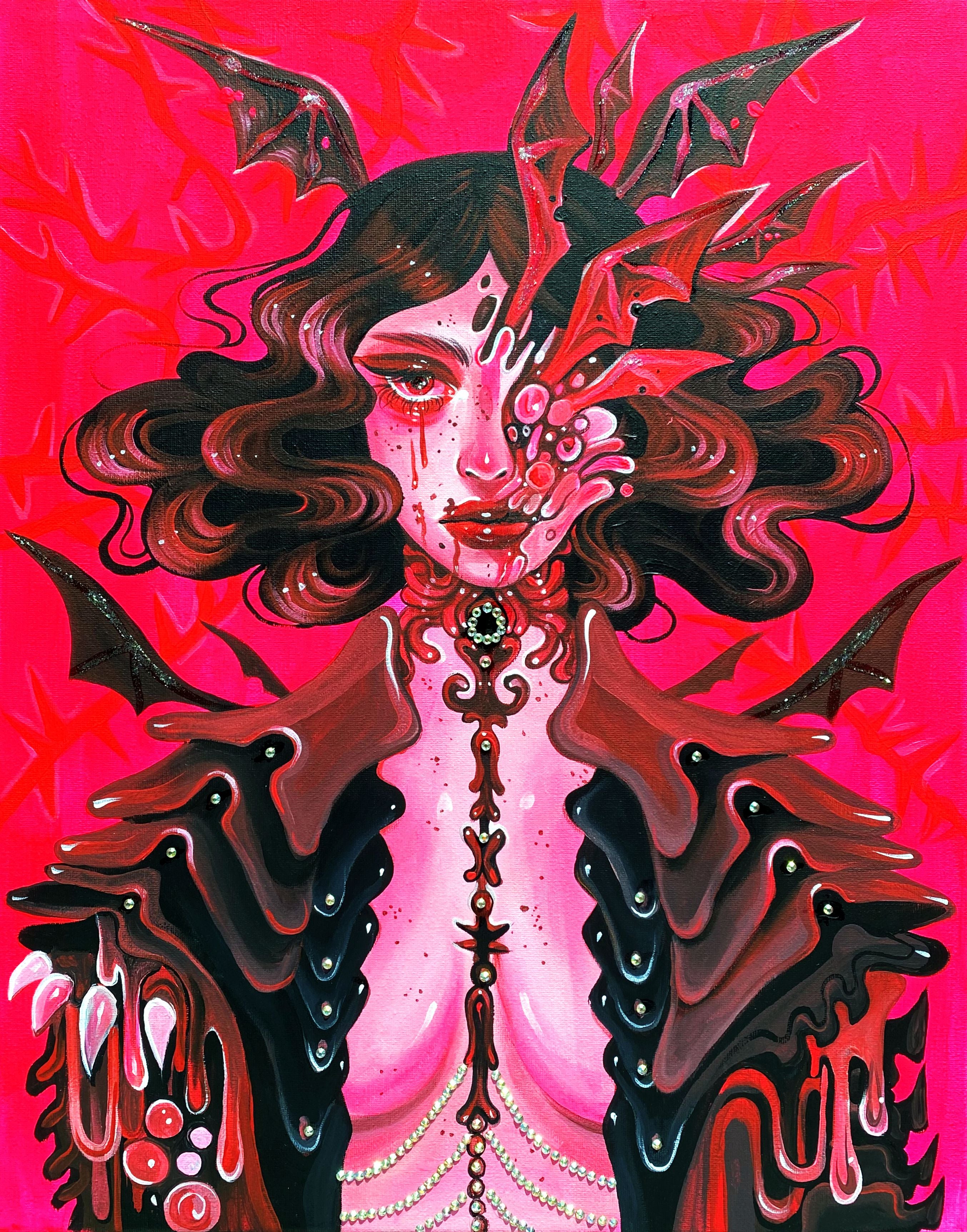 Vampire Red - Art Print