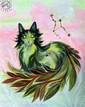 Virgo Cat - Art Print