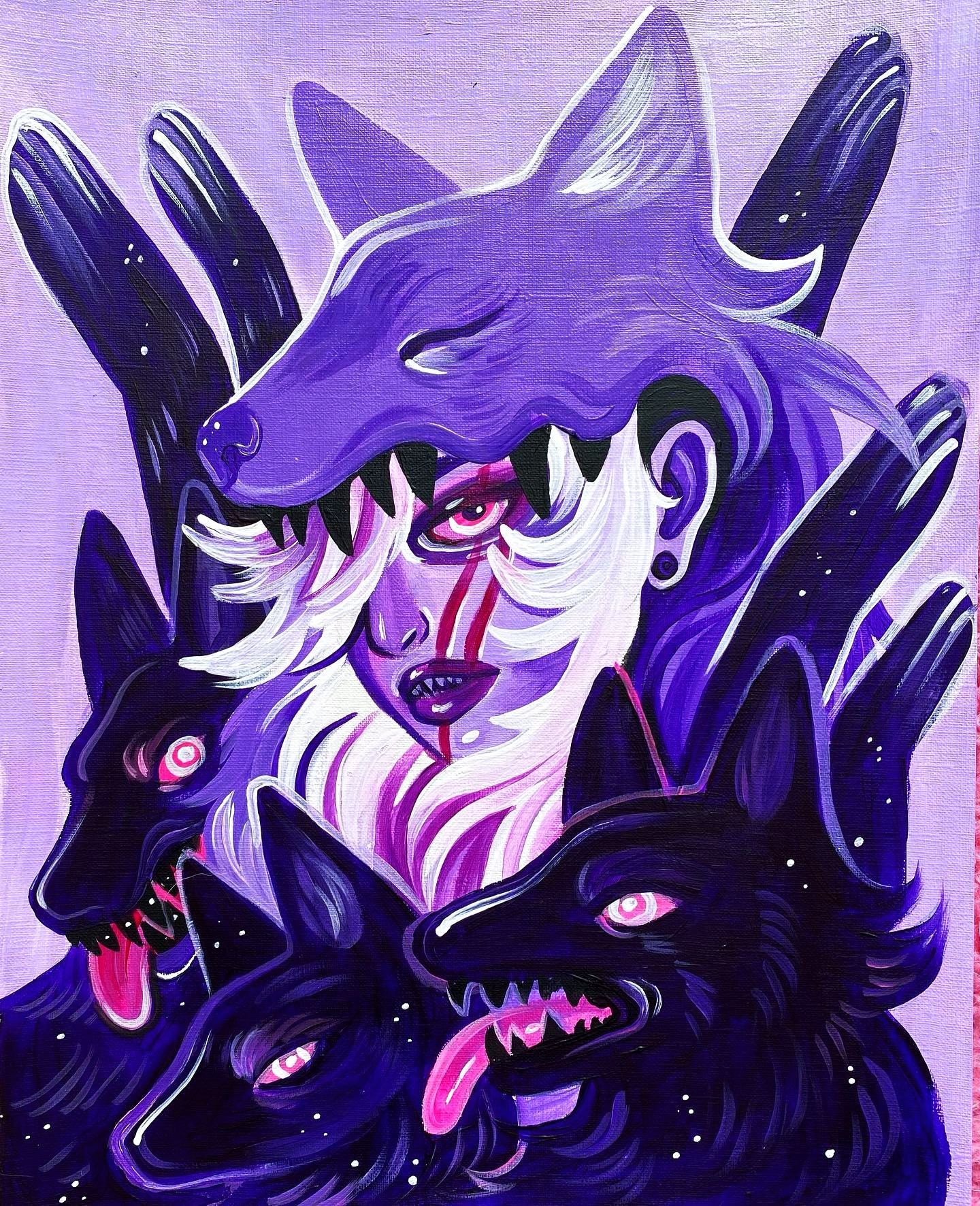 Wolf Witch - Art Print