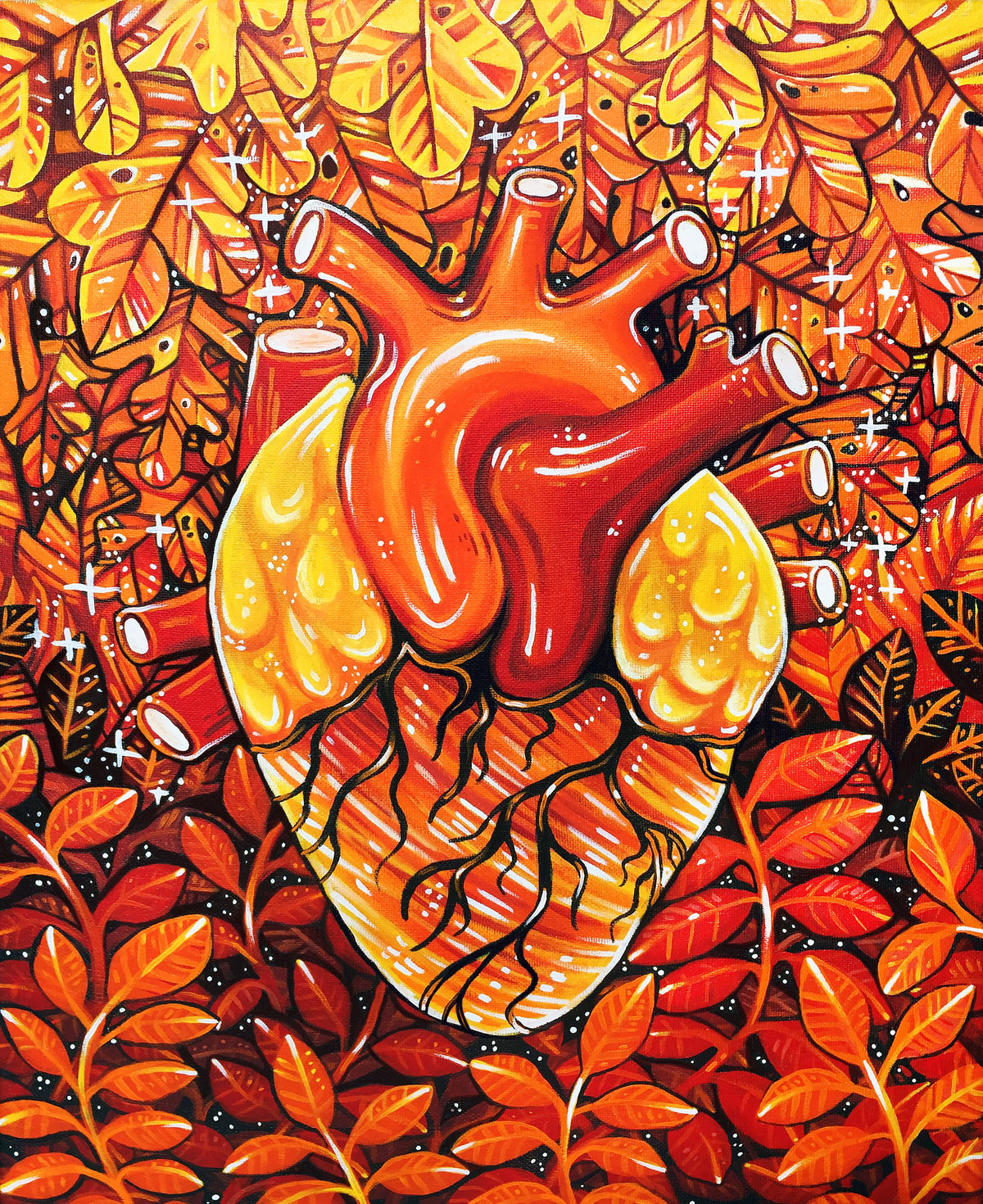Autumn Heart - Art Print