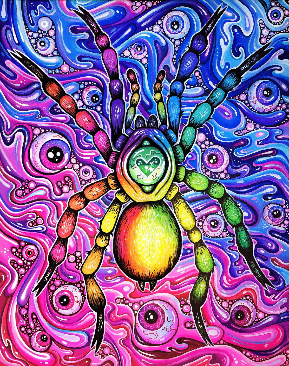 GlitterSpider - Art Print